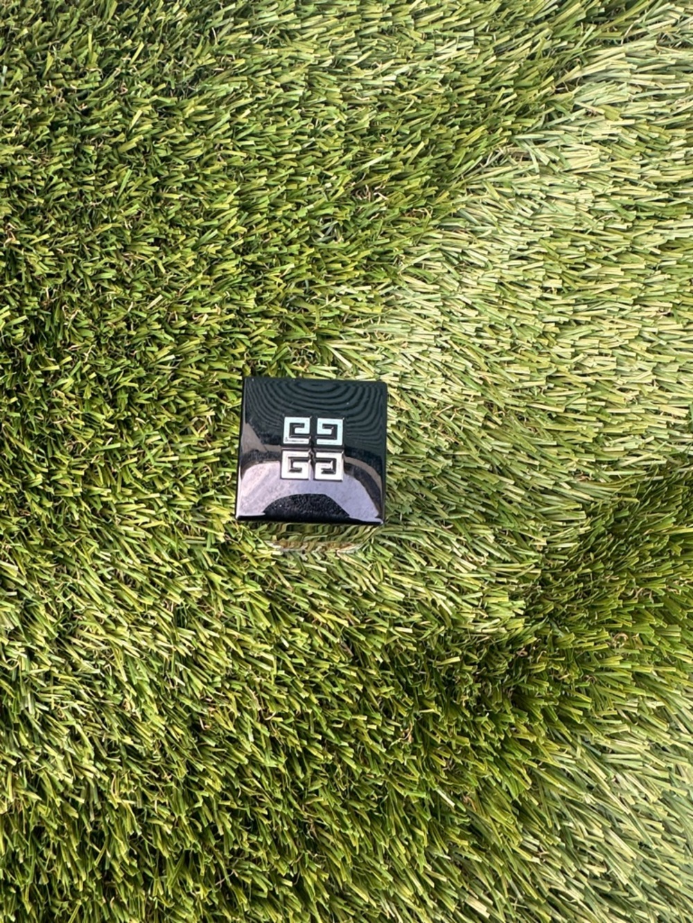 Givenchy Black Compact with Silver 4G Emblem